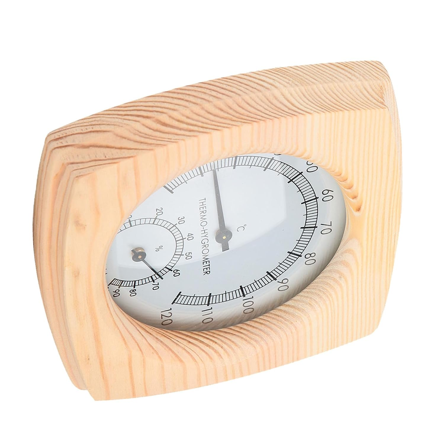 Zerodis Sturdy Sauna Room Digital Thermometer Hygrometer with High Temperature for and Accurate Monitoring, Ideal for Sauna Room, Bathroom, and Sweat Stream image number 2