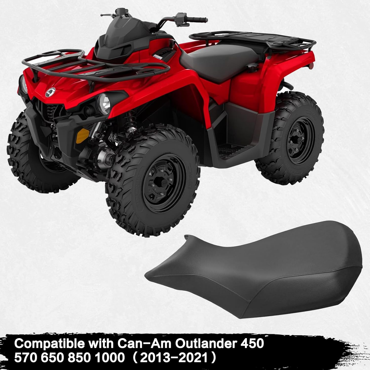 Smotrcc Outlander Seat Covers Compatible with Can Am Outlander Max 450 500 570 650 800 850 1000 2013-2021,Accessories for Can Am Seat Replacement image number 3