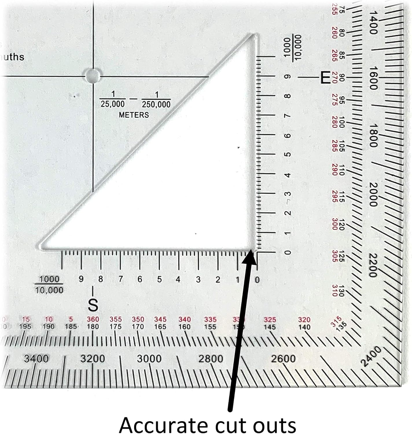 Military Protractor for Land Navigation image number 2