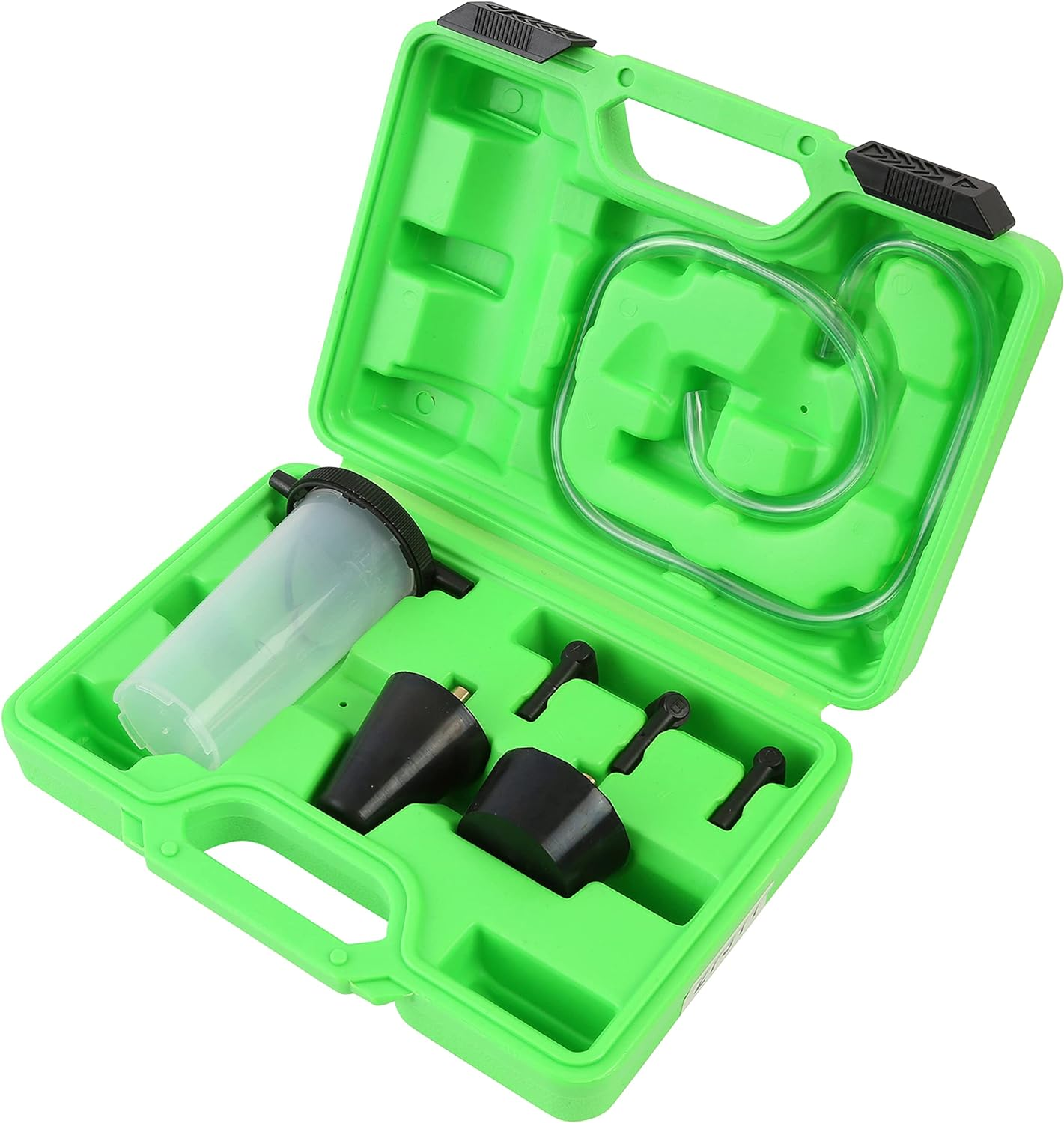 OEMTOOLS 27311 Power Steering and Brake Bleed Adapter Kit, Works W/Hand Vacuum Bleeder, Brake Line Bleeder Kit W/ 2 Rubber Power-Steering Adapters