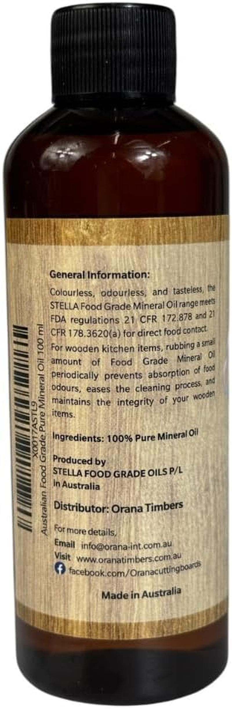 Orana Natural Anti-Bacterial Hand-Made Eco-Friendly Australian-Made Mineral Oil