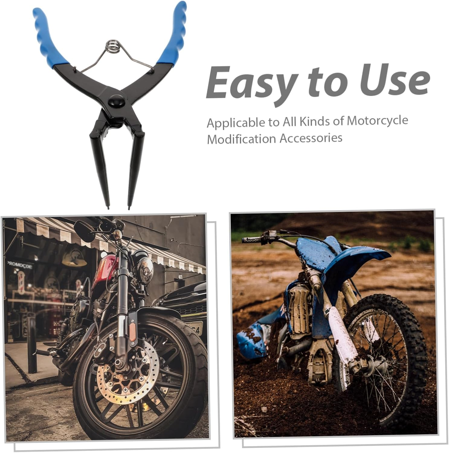 OSALADI Retaining Circlip Pliers Bending Pliers 90 Degree Angled Design for Motorcycles Cars and Trucks Sturdy Internal Snap Ring Removal Tool Professional Automotive Hand Tool image number 5