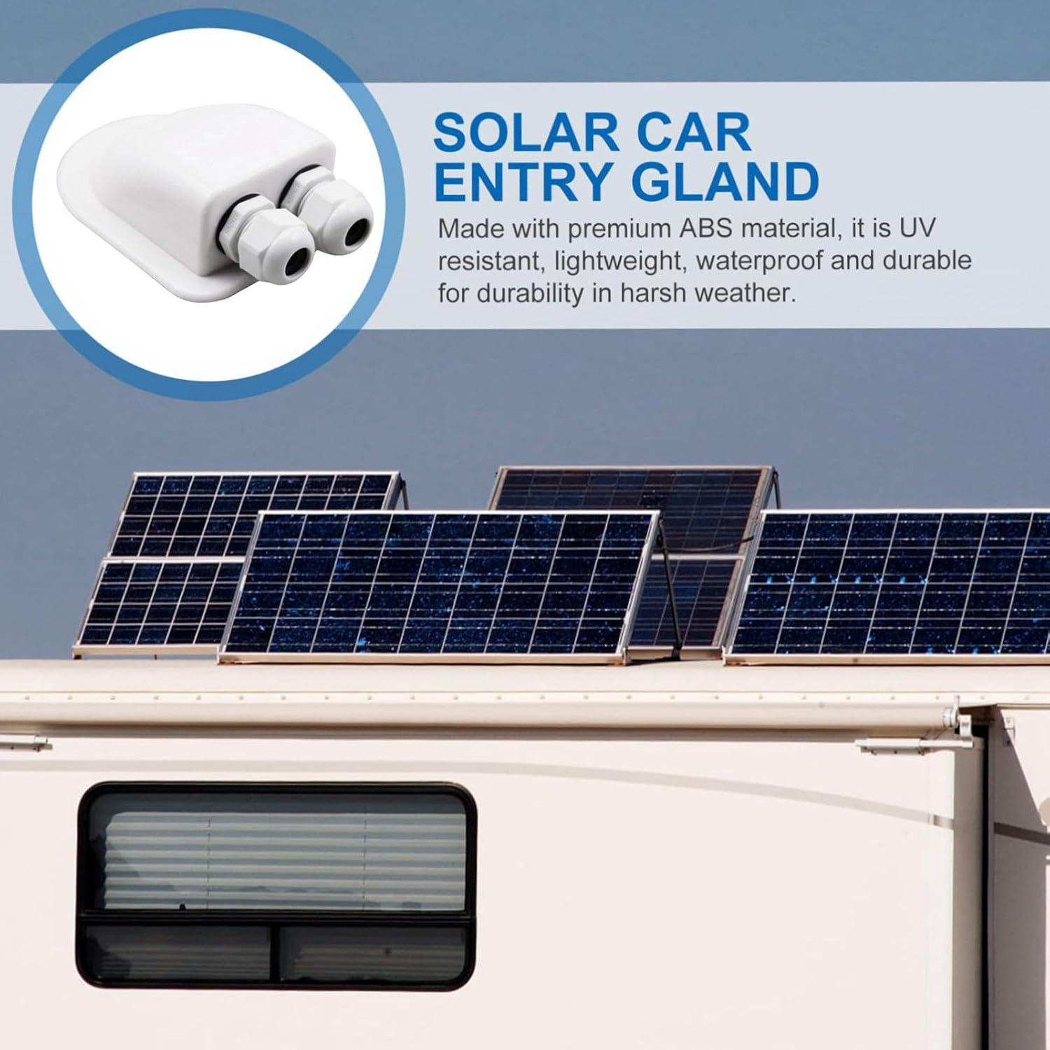 Solar Project Wire Box | Solar Panel Wire Box Double Entry,Multi-Function Cable Connector Engineered Wire Routing Solutions for Sheds, Yachts, Machine Room image number 6