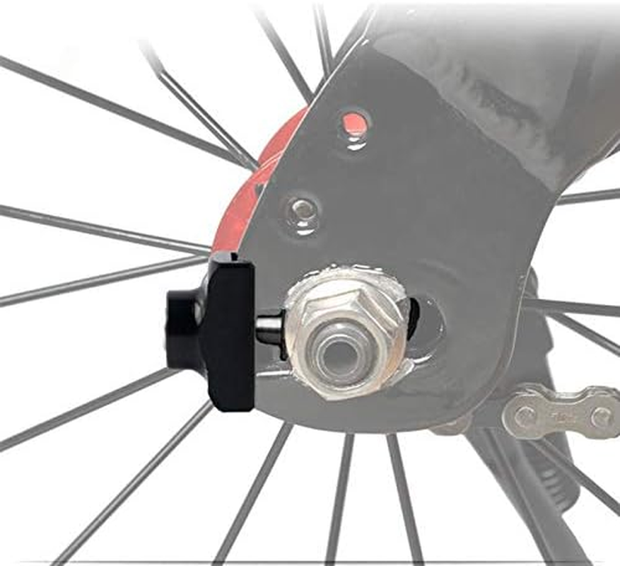 Bike Chain Tensioner Adjuster Tugs Bicycle Chain Bolt Single Speed Track Gear Bicycle Chain Tensioner image number 2