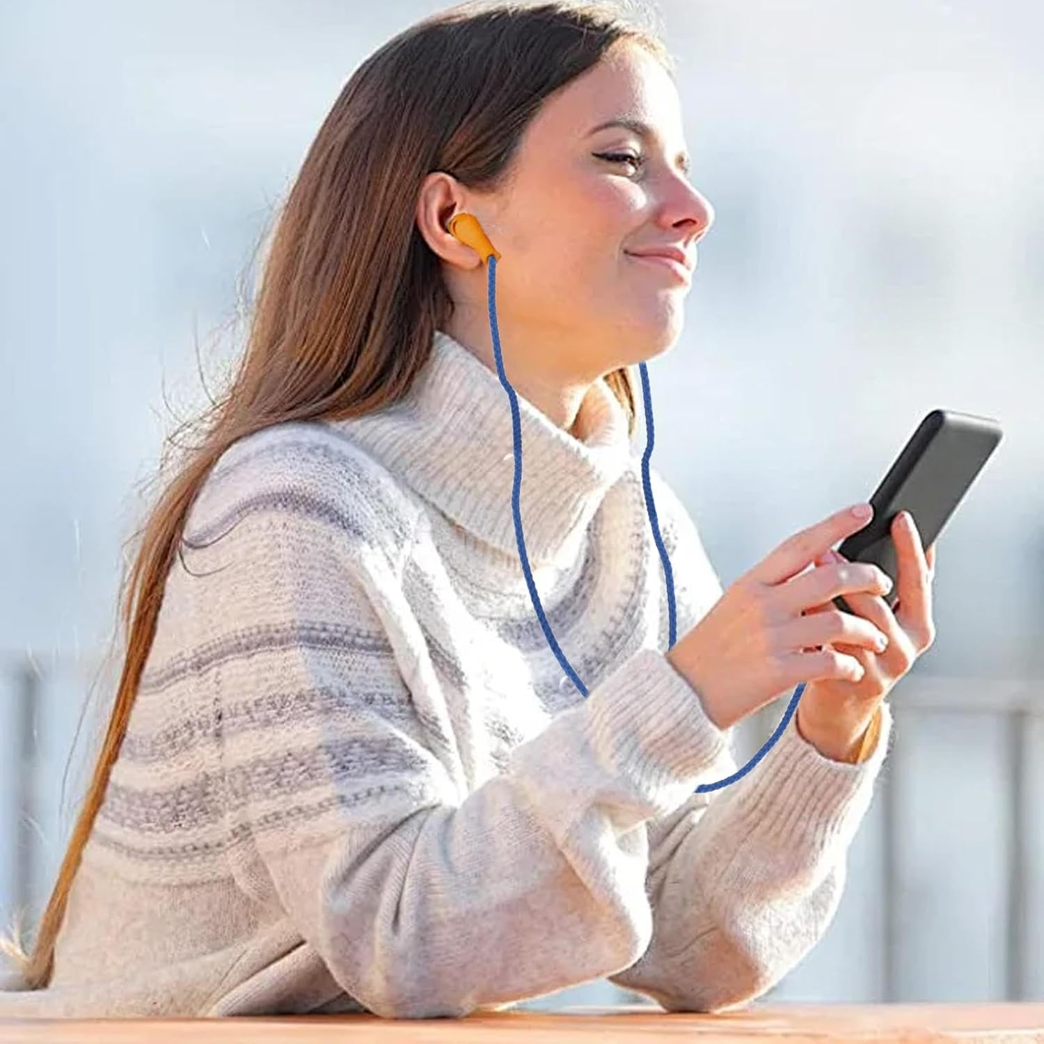 Ear Plug Earbuds - Multifunctional Earplug Headphones Noise Cancelling Headphones,Lightweight Noise Cancelling Headset Plugphone Earbuds for Noisy Places