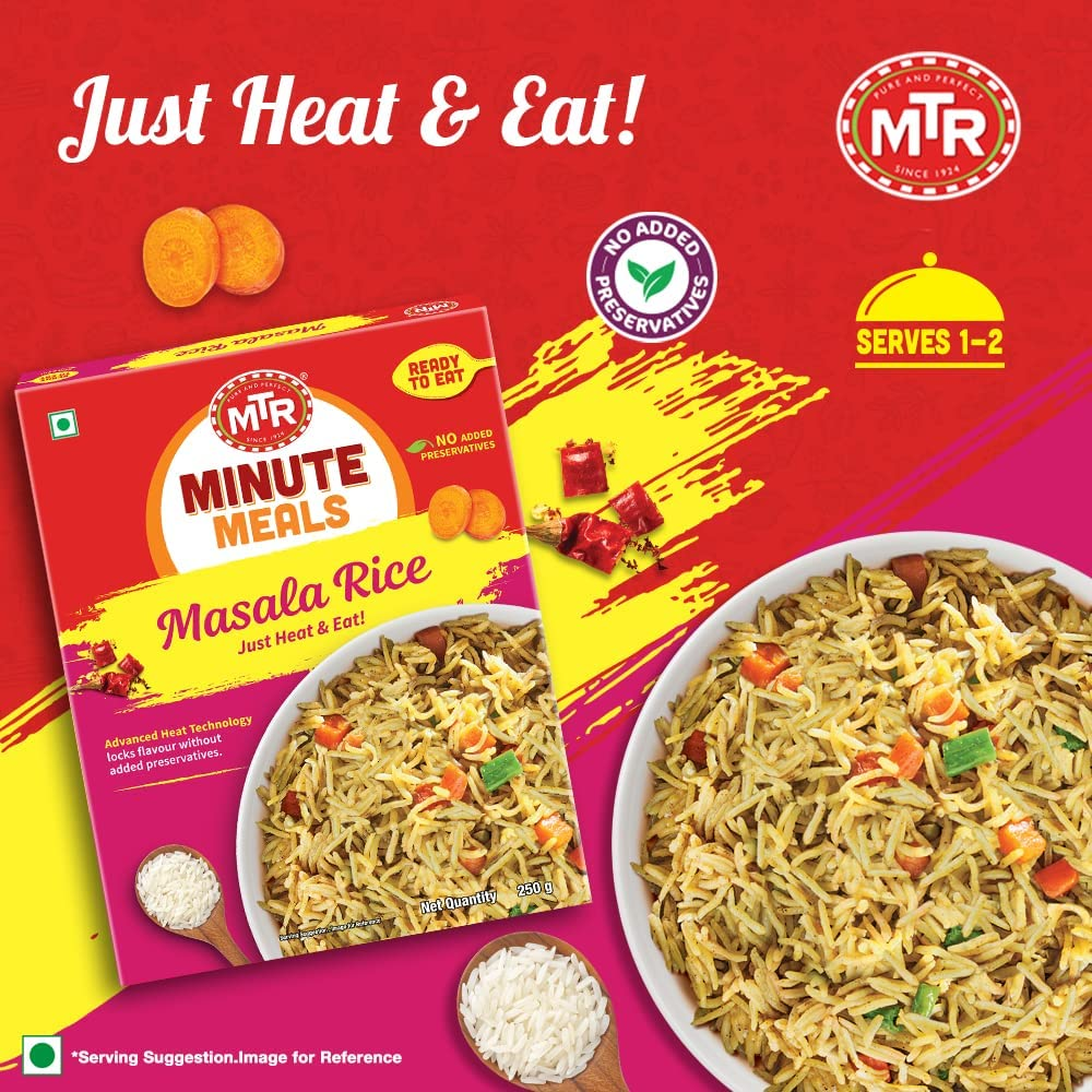MTR Ready-To-Eat Masala Rice, 250 G image number 5