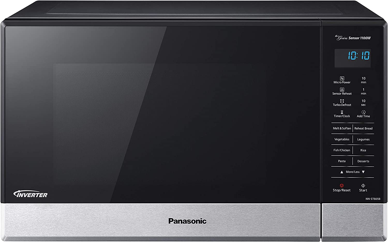 Panasonic 32L 1100W Inverter Sensor Microwave Oven, Black (NN-ST665BQPQ) image number 3