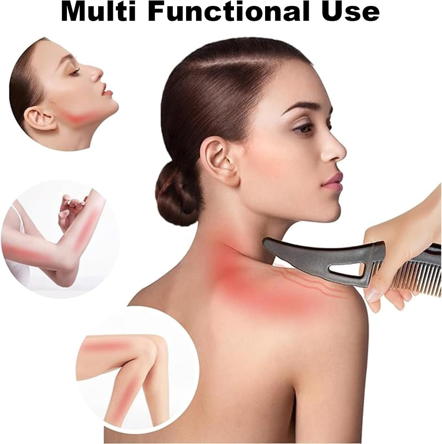 2Pcs Revolutionary Design of Dandruff Comb, Energy Massage Comb, Beauty Comb, Healthier Scalp, Better Hair Quality for Women and Men to Remove Dandruff and Dirt image number 3