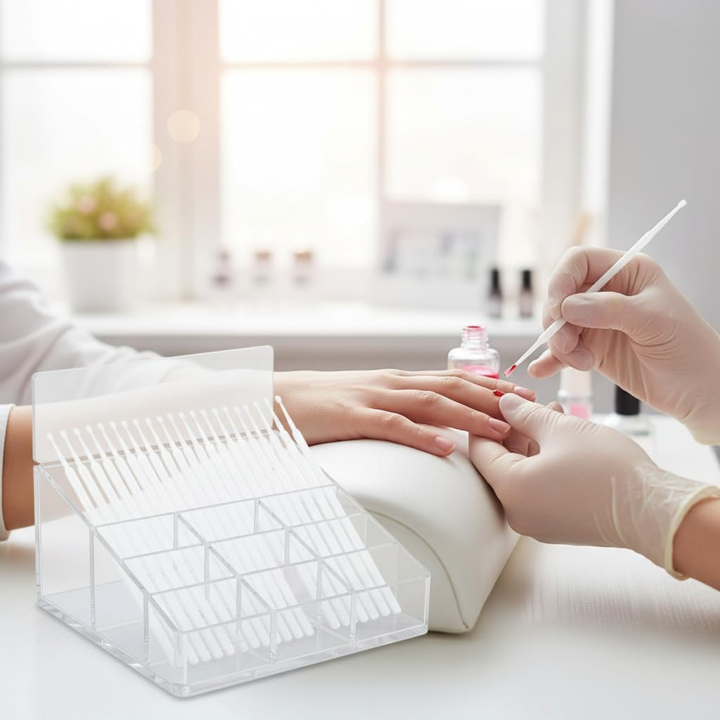 Disposable Eyelash Brushes and Makeup Applicators, 400PCS Multipurpose Micro Brushes for Lashes 400 PCS, Salon & Home Use (White) - Auroly image number 2