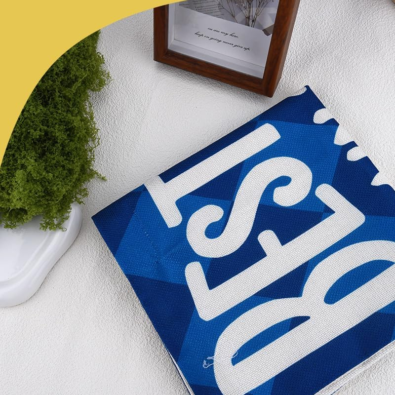 Fathers Day Cushion Covers Pillow for Dad Gift from Daughter Son 18X18Inch Best Dad in the World Throw Pillow Covers for Father Papa Birthday Christmas Pillowcasefor Home Sofa Bed Decor Ornaments image number 3