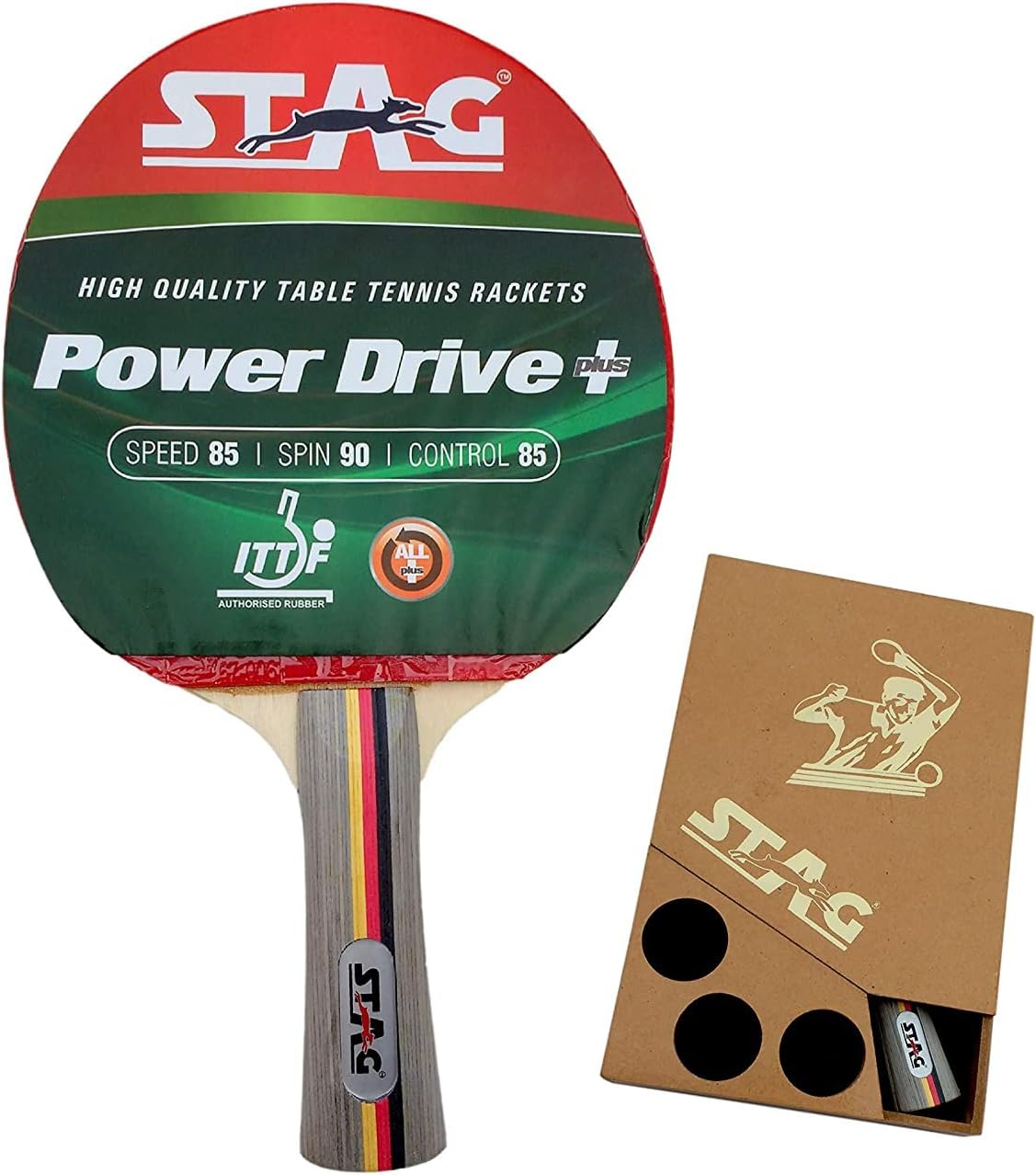 Professional Premium Table Tennis Racquet for High Performance, Ping Pong Paddle Expert TT Racquets image number 2