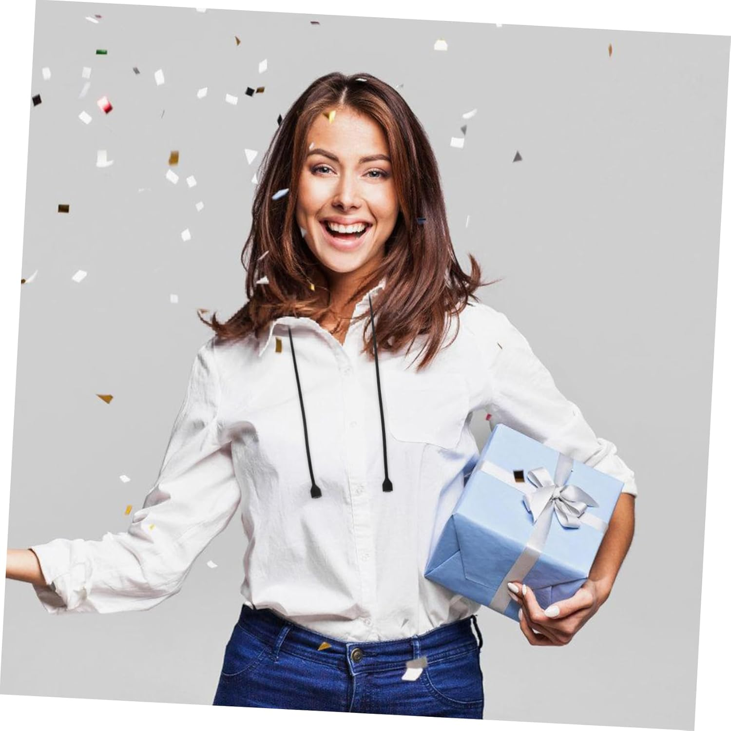 SHOWERORO Neck Lanyard Magnetic Earphone Drop Prevention Soft Silicone Lanyard for Earbuds Lost image number 1