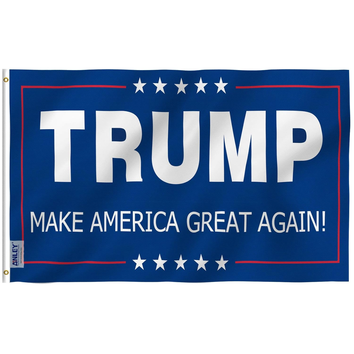 ANLEY Fly Breeze 3X5 Foot Donald Trump Flag - Vivid Color and UV Fade Resistant - Canvas Header and Double Stitched - the 45Th U.S. President Flags Polyester with Brass Grommets 3 X 5 Ft image number 1