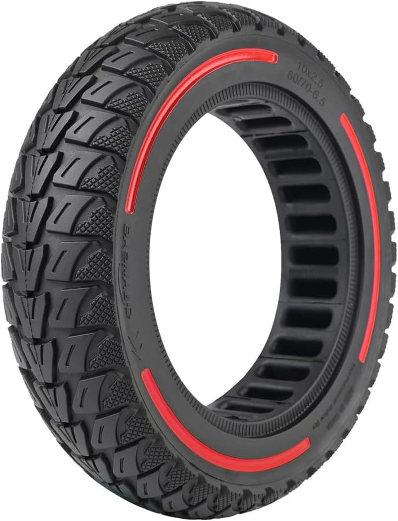 10X2.50-6.5 Scooter Tire 60/70-6.5 Tubeless Tyre for Max G2 G30 G30P G30LP Gotrax Electric Scooter Off-Road Rubber Tire Wheel