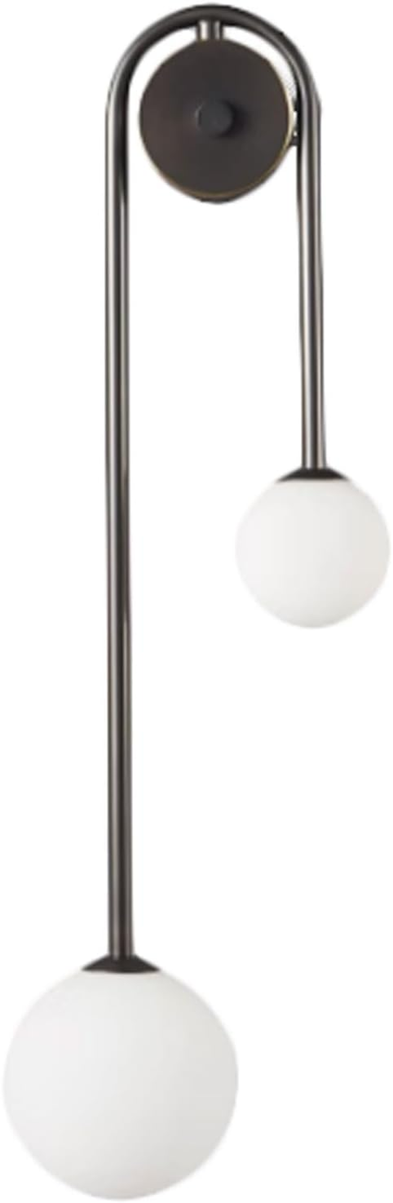 Glass Wall Lamp Light Modern Wall Light 2-Light Wall Sconce Mid Century Globe Wall Mount Lighting Fixture Wall Lighting