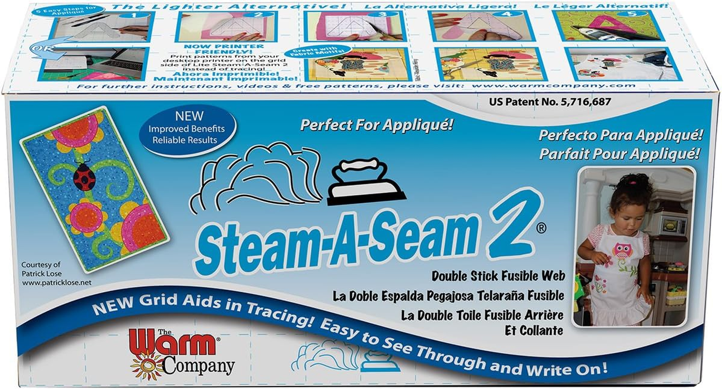 Warm Company Steam-A-Seam 2 Double Stick Fusible Web 12 in X 40 Yd