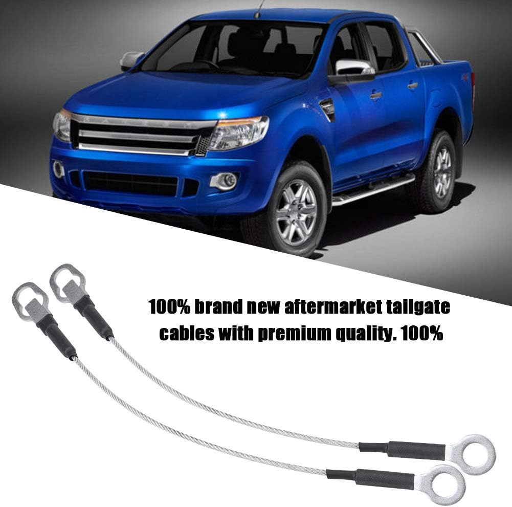 Heavy Duty Truck Tailgate Cables, Compatible with Ford Ranger 93-11, Tailgate Lift Support Cables