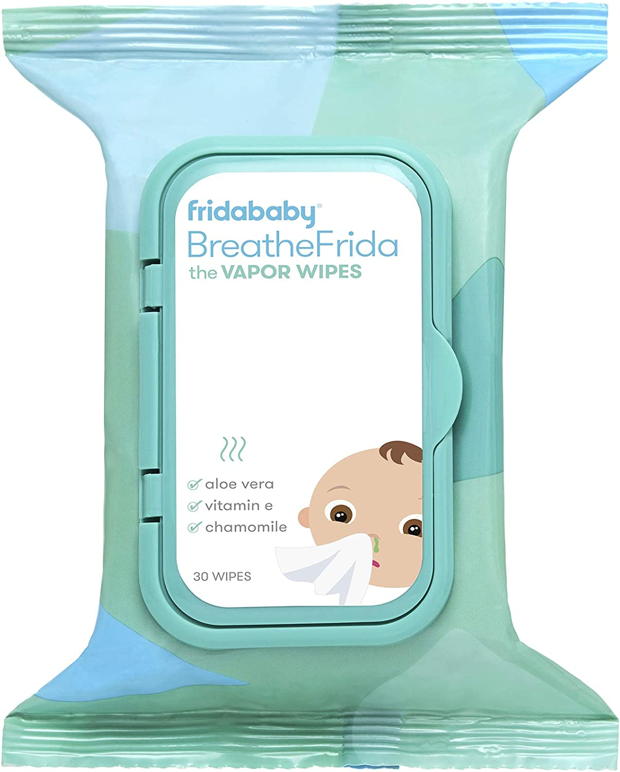 Breathefrida Vapor Wipes for Nose or Chest by Frida Baby, 30 Count (Pack of 1) image number 2