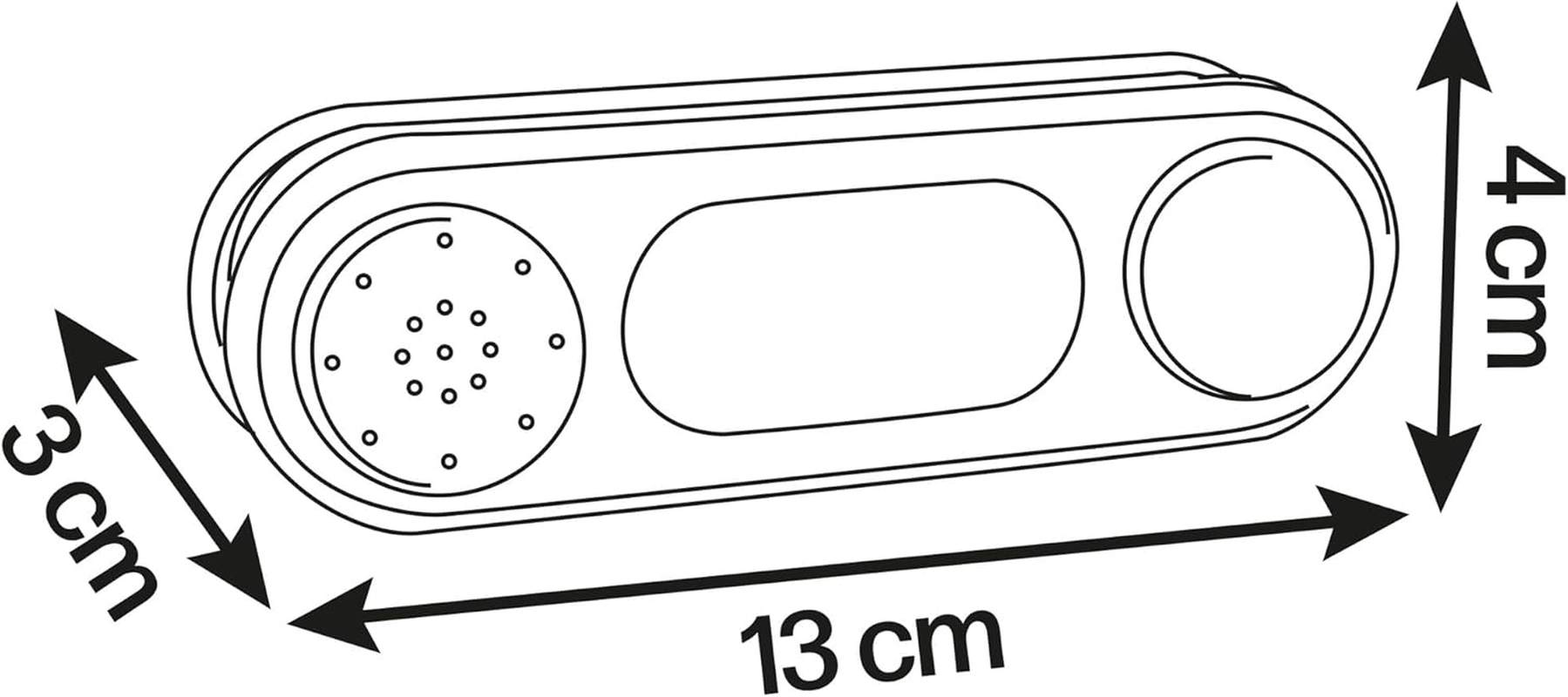 Smoby - 810917 Electronic Doorbell - Smoby - Outdoor Home Accessory - Suitable for Ages 2 and above - Grey