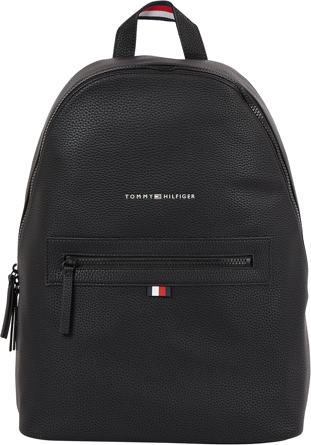 Tommy Hilfiger Men'S ESSENTIAL PU BACKPACK , Black, ONE image number 3