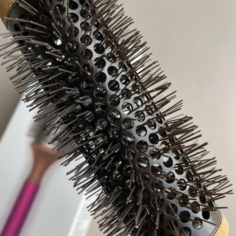 35Mm/1.4Inch round Brush Comb for Dyson Hair Styling and Salon Blowout, Weighted Handle Vented Barrel Brush for Blow Drying, Curling, Straightening image number 1