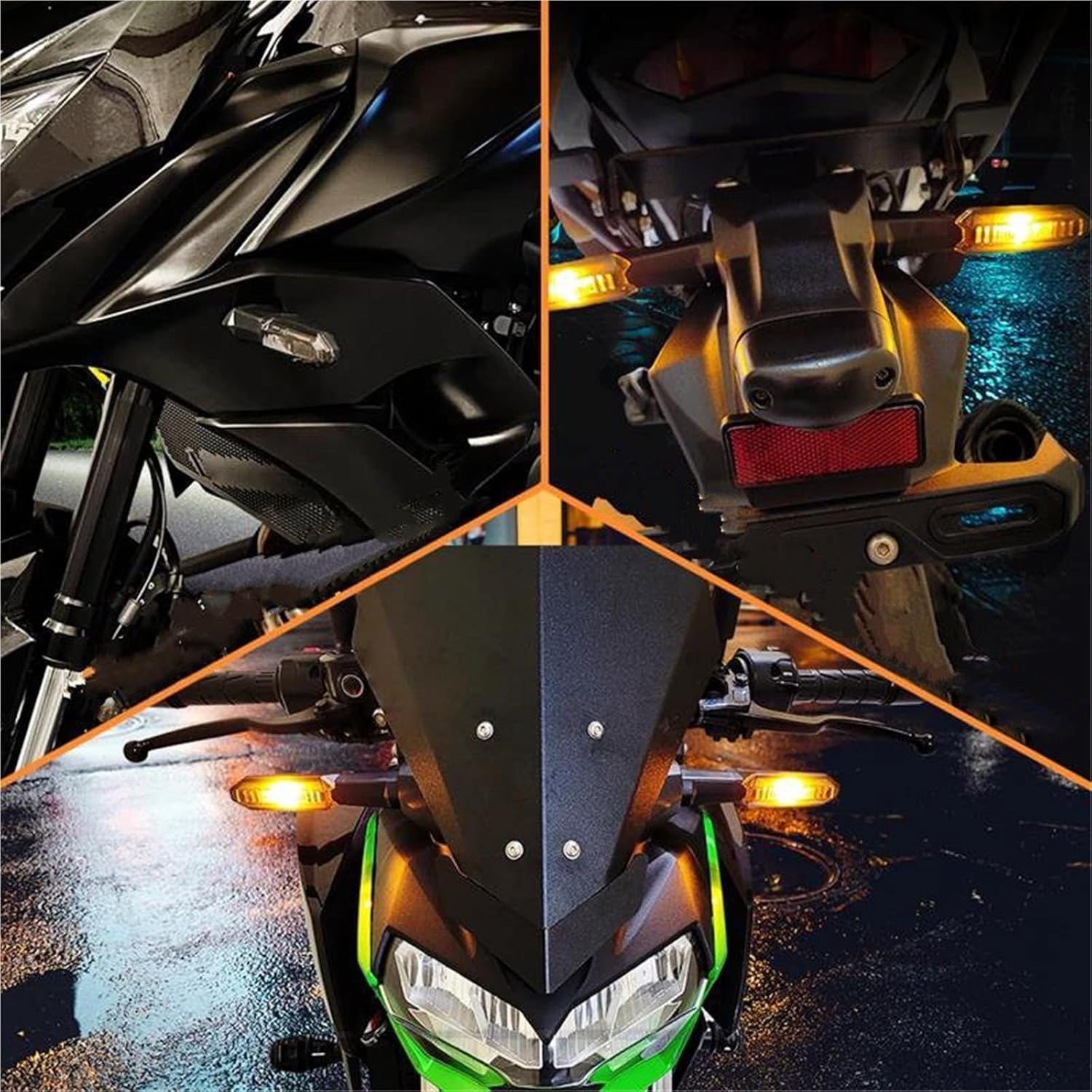 Motorcycle Turn Signal Lights for K&Awasaki for NINJA 125 300 250 400 650 for ZX-25R for ZX-6R for ZX10R Turn Signal Light image number 5
