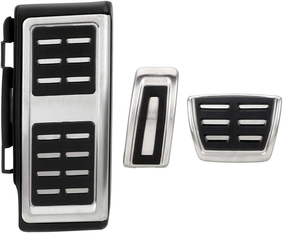 LIUYE Foot Rest Gas Brake Pedal Covers for Fits Volkswagen Golf 7 GTI MK7 Audi A3 8V At(Automatic Transmission) image number 4
