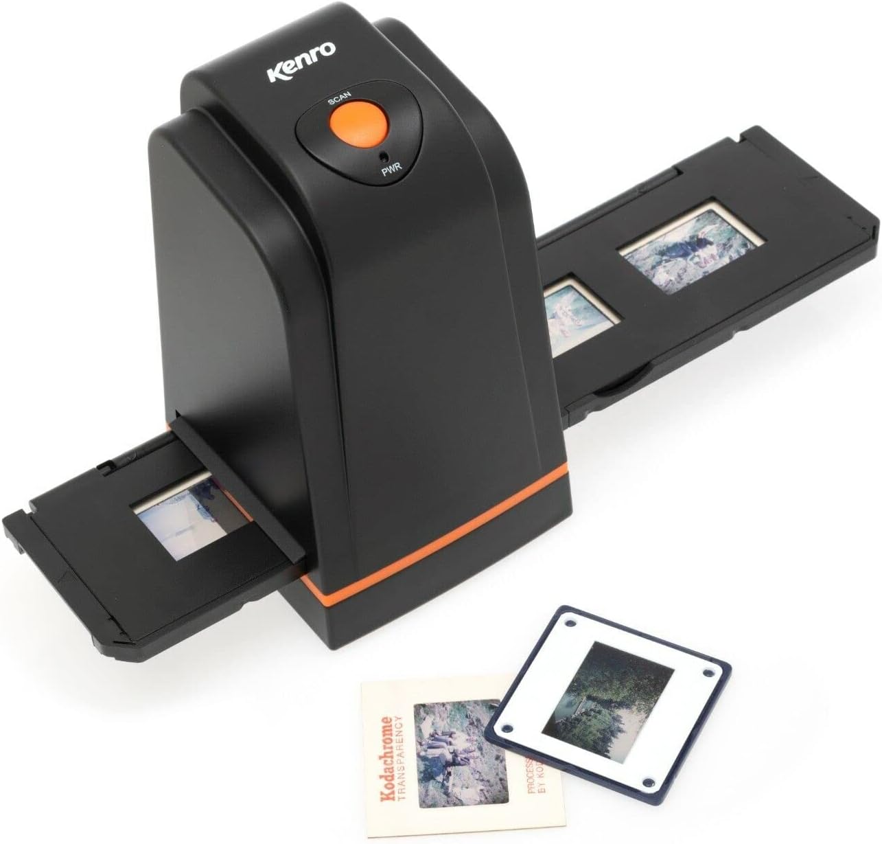 Kenro USB Film & Slide Scanner Converts 35Mm Slides, Film and Negatives, Portable No Mains Power Required - KNSC202