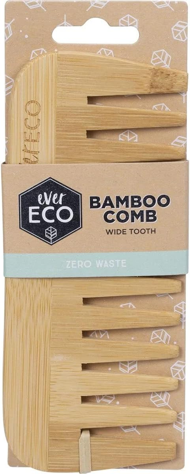 Wide Tooth Bamboo Comb - Ever Eco