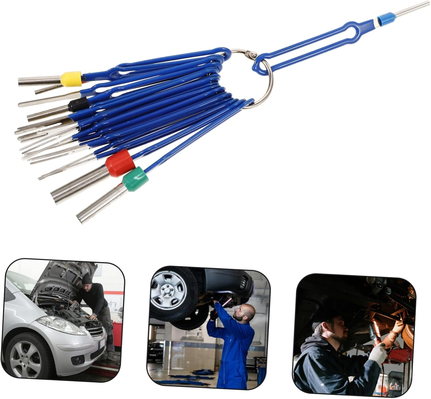 HEALEEP 18Pcs Pin Connector Tool Kit Automotive Electrical Tools Terminal Stripper Puller