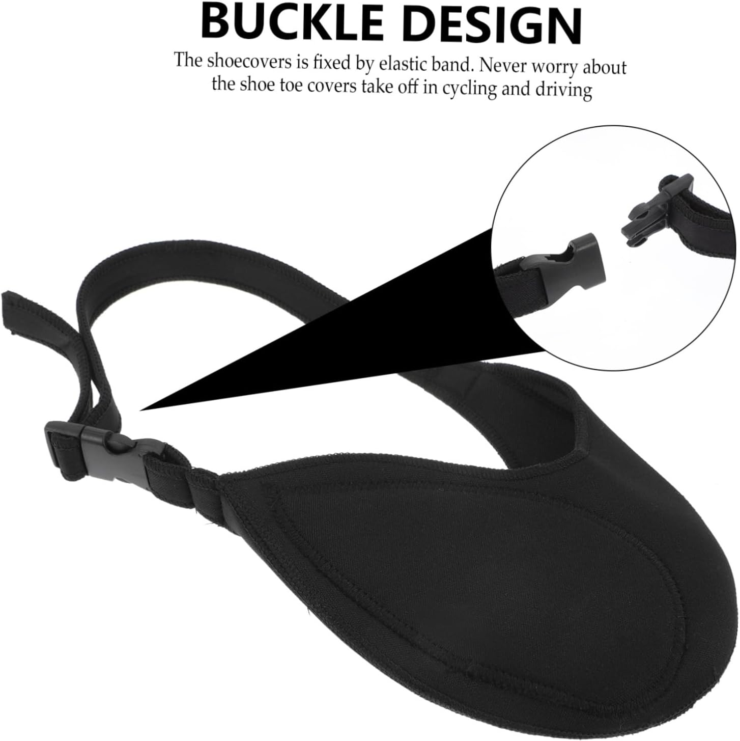 Ciieeo Motorcycle Shoe Cover Protector for Bike Riding Half Shoe Cover Elastic Band Fit Material image number 2