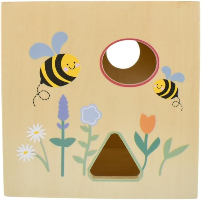 Koala Dream - Buzzy Days BEE Wooden Shape Sorter-For Toddlers image number 5