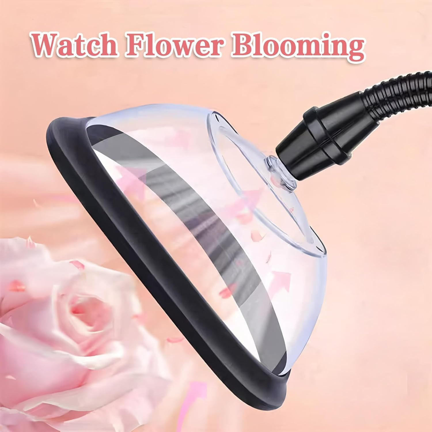 Vagina Pump Manual Vacuum Pump for Enhanced Sensitivity and Pleasure, BDSM Sex Toy for Women with Dual Suction Cups, Nipple Clitoris Stimulator, and Ergonomic Design image number 6