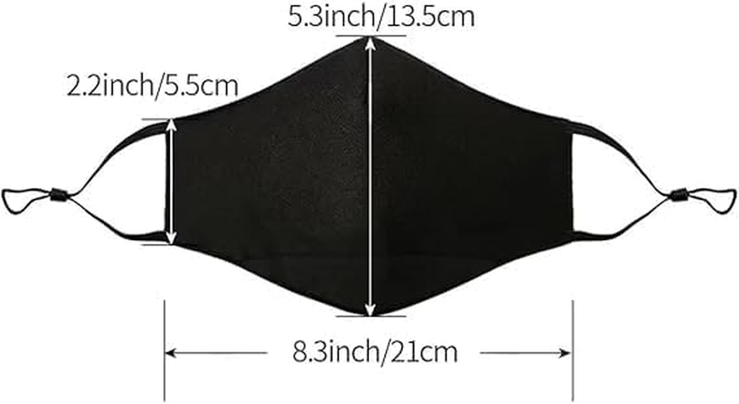 Dust Mask, Amazer Tec Activated Carbon Dustproof Mask, 2 Pcs Cotton Mask with 4 Extra Carbon Filters