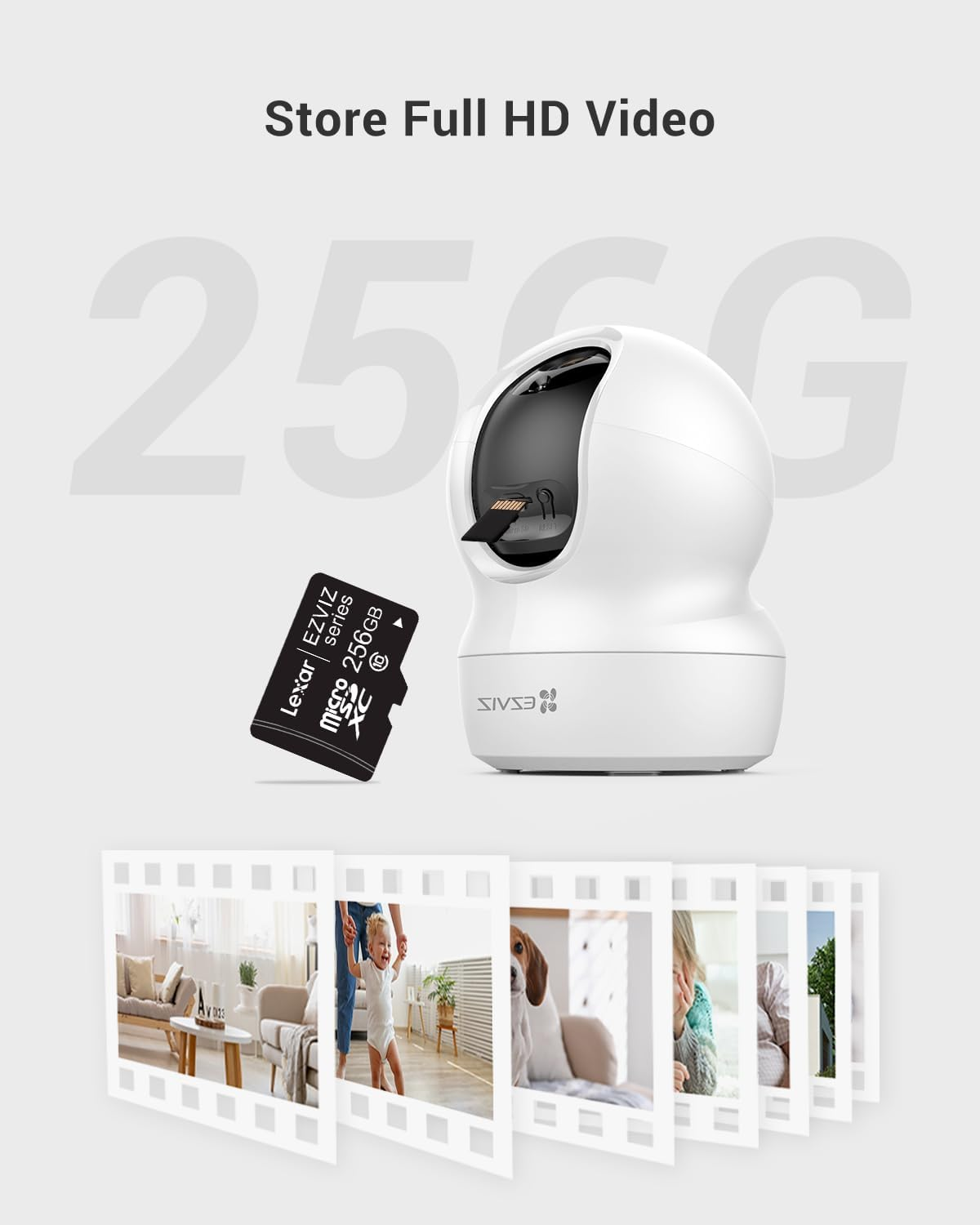 EZVIZ Ultra Micro SDXC Class 10 Memory Card 256GB Compatible to EZVIZ Security Cameras（Sd Card 256GB image number 2