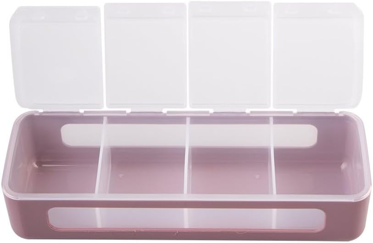 Melii Luxe 4 Compartment Snackle Box - Pink image number 2