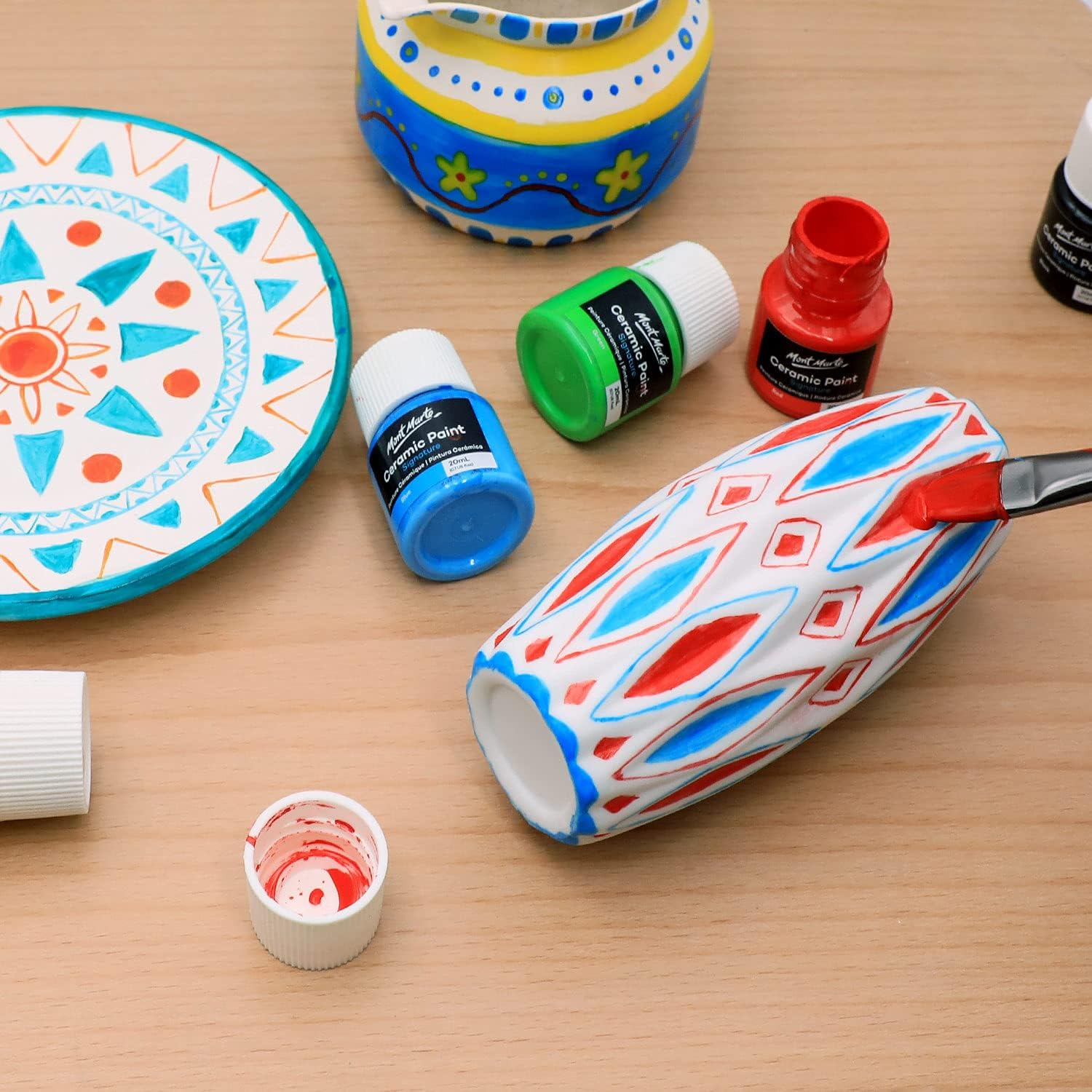 Mont Marte Ceramic Liquid Paint 26-Pieces Set, 20 Ml image number 1