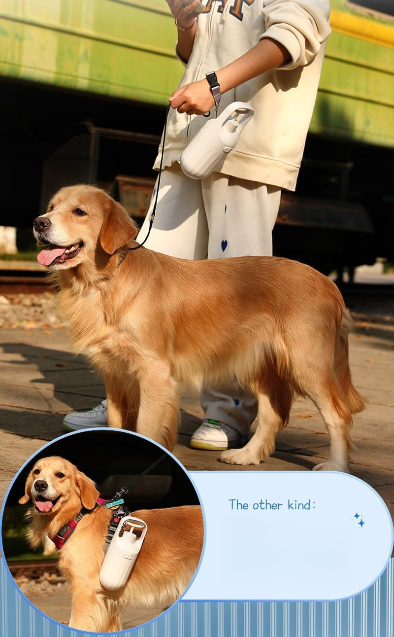 Dog Pooper Scooper, Portable 2-In-1 No Touch Poop Picker for Small Medium Large Dogs, Claw Wide 6.2'' Dog Waste Pick-Up Cleaner with Storage for Max 75PCS Garbage Bag and Leak-Proof Waste Container image number 2