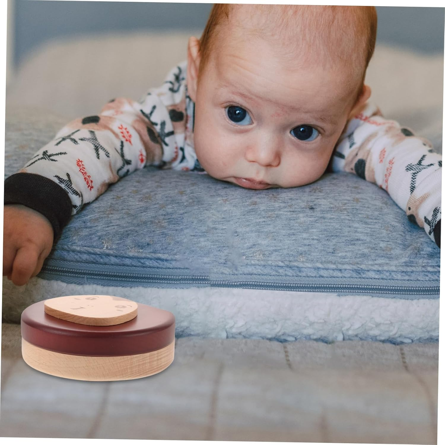 SUPVOX Teeth Keepsake Box Holder Wooden for First Haircut and Milk Teeth Preservation image number 6