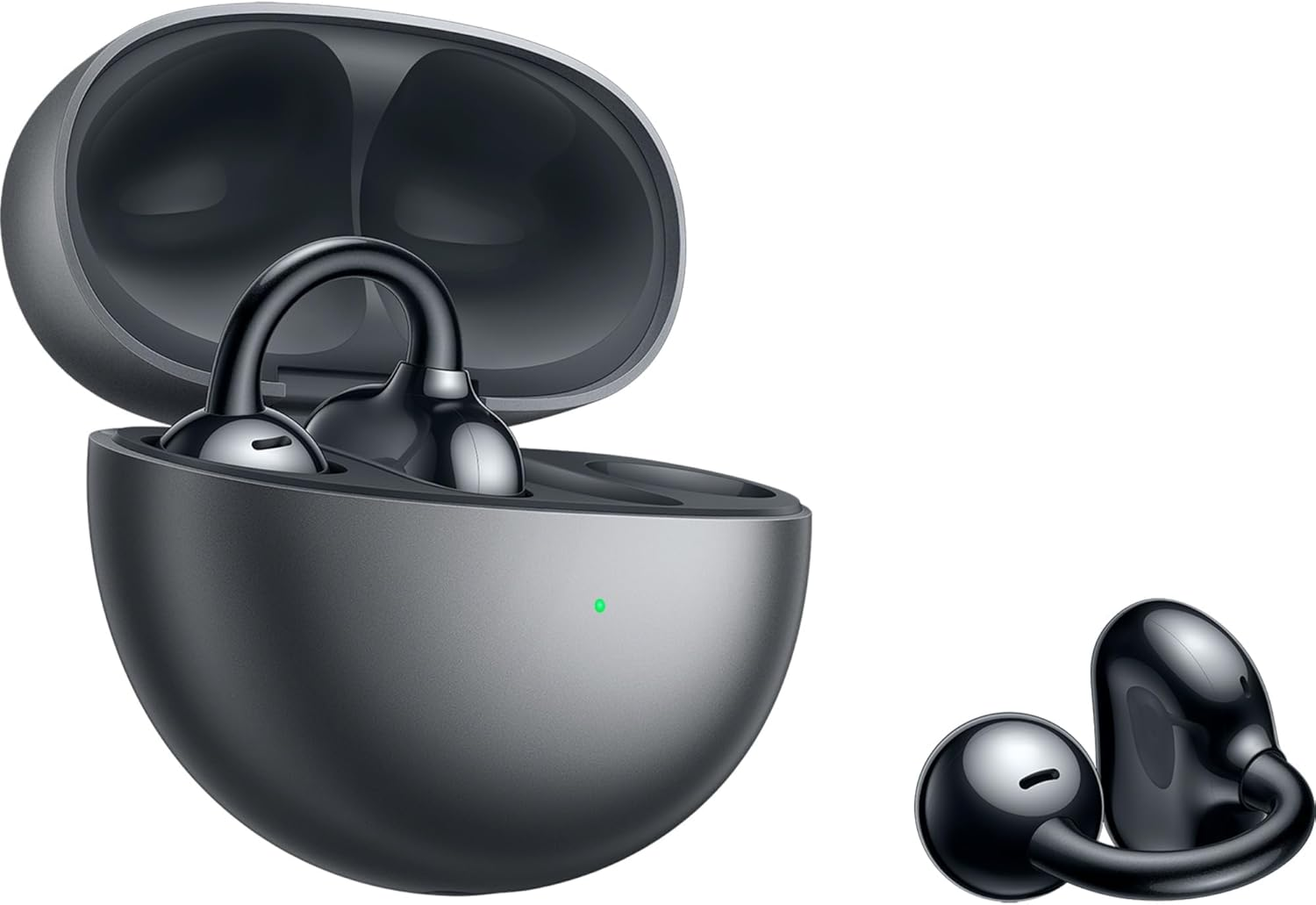 HUAWEI Freeclip Wireless Earbuds, Black, Ground-Breaking Aesthetic Design, Open-Ear Listening, Feather-Light Wearing, AI Crystal-Clear Call, Long Battery Life - AU image number 5