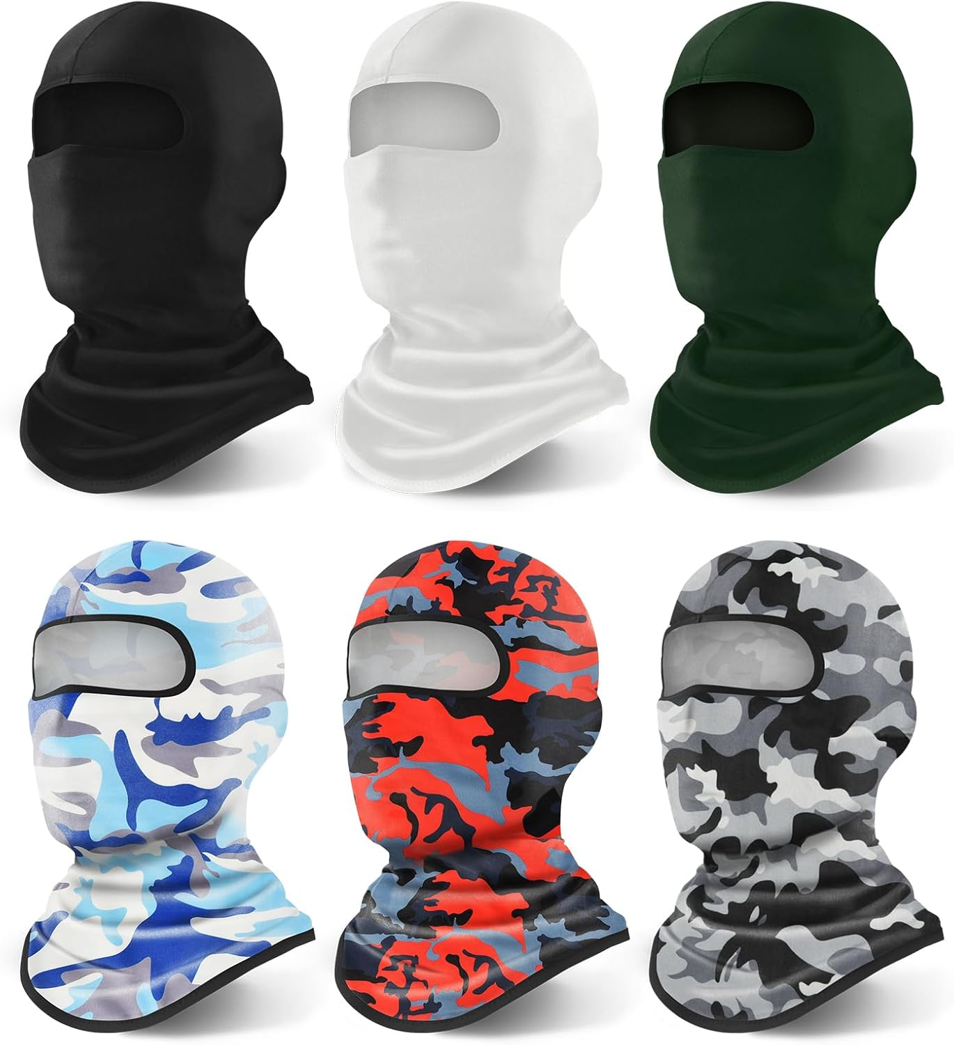 YESLIFE Ski Mask, Balaclava Face Mask for Men and Women, Skiing, Snowboarding, Motorcycle, UV Protection & Wind Protection