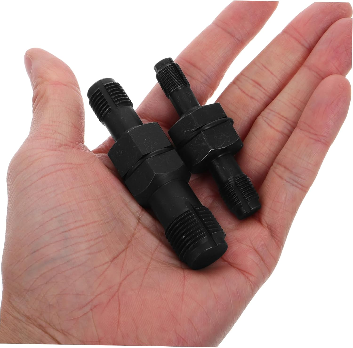 MUCKLILY 2Pcs Automotive Spark Plug Thread Repair Tool Set Rethreader Nut Removal Wire Pliers for Engine Maintenance