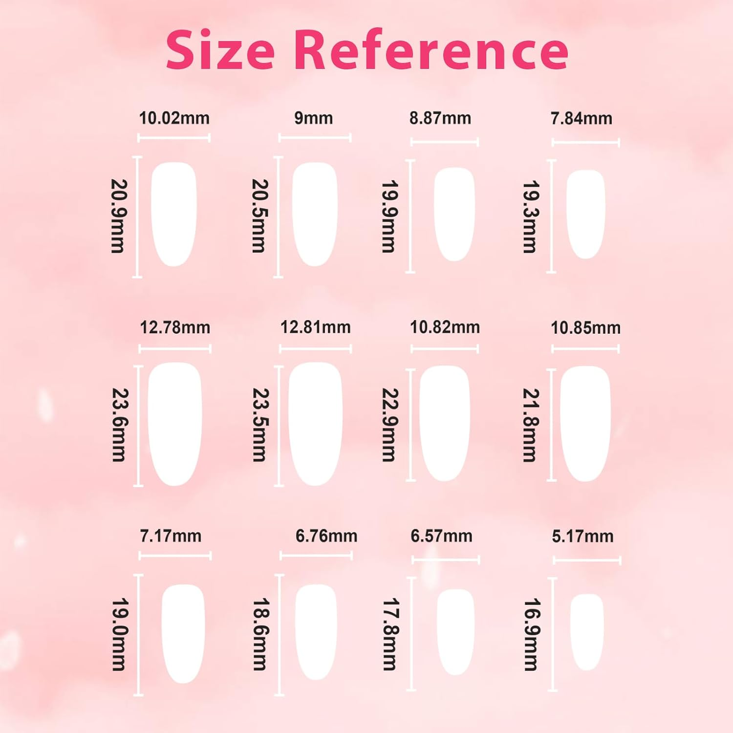 Sethexy Brown Medium Almond Press on Nails Stiletto Autumn French Fake Nails Acrylic False Nails for Women and Girls 24PCS (5) image number 5