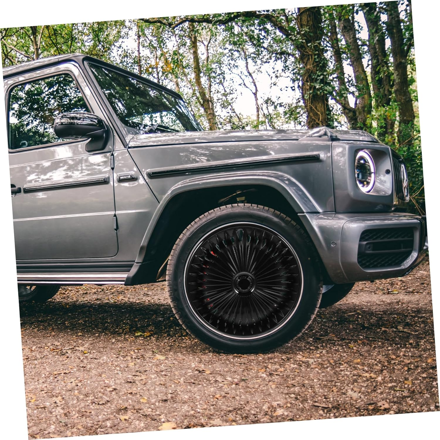 SOESFOUFU Automotive Wheel Hub Caps Decorative Hub Covers for Car Rim Protector Easy Install image number 4