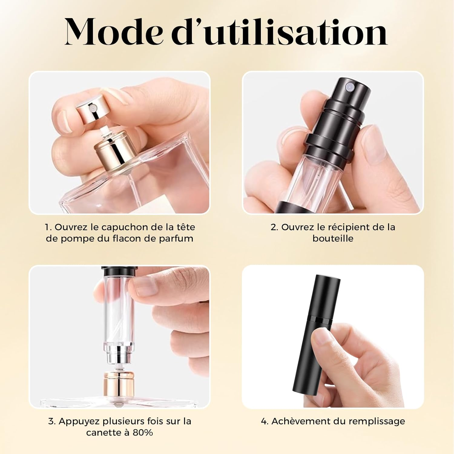 Leikedun Perfume Atomizer Refillable 5Ml Perfume Bottle Portable Perfume Bottle Bag Perfume Atomizer Empty Travel Perfume Atomizer for Travel Pack of 2 image number 6