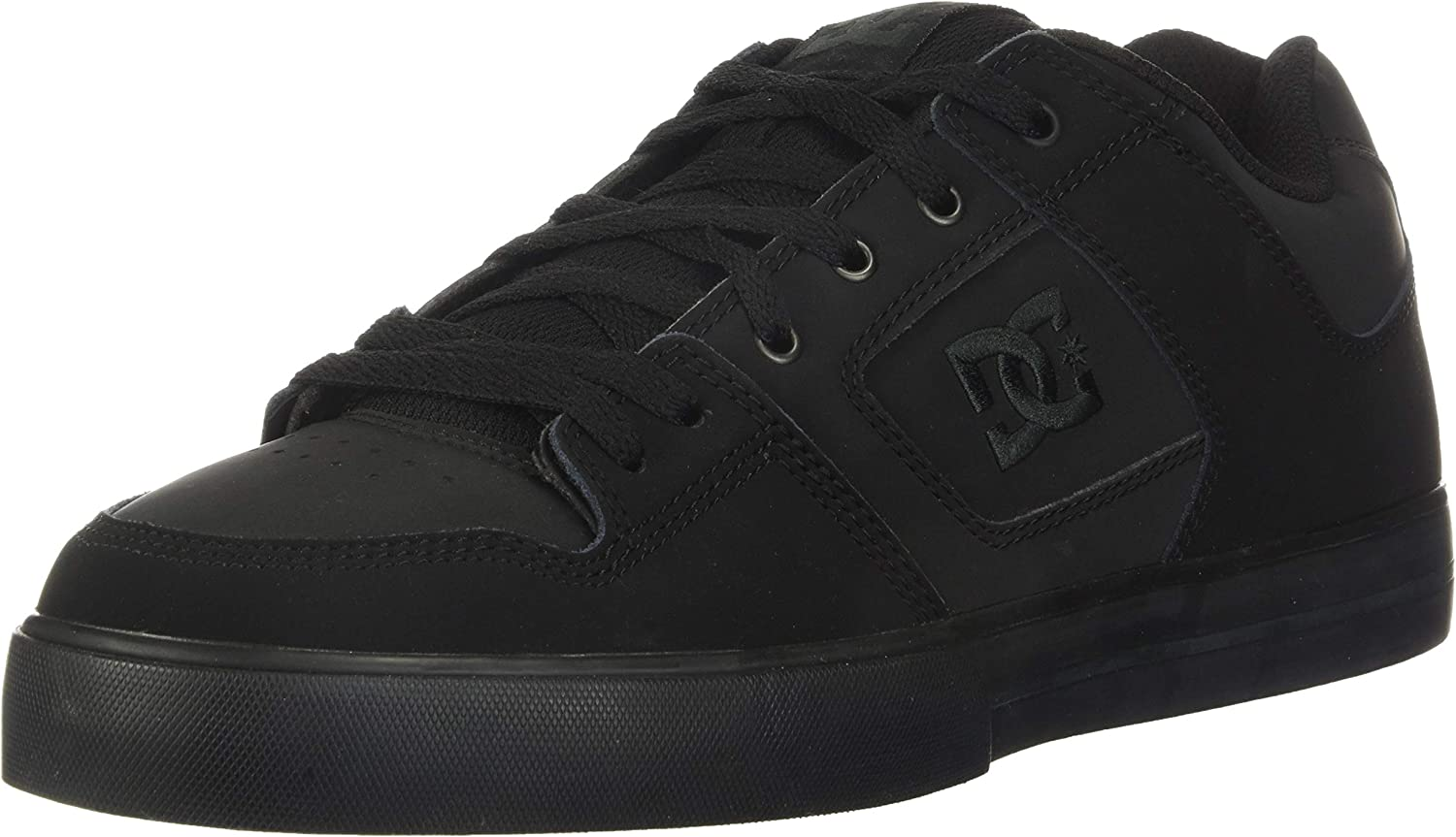 DC Men'S Pure Action Skate Shoe Skateboarding Pirate Black, 12.5 D US image number 3