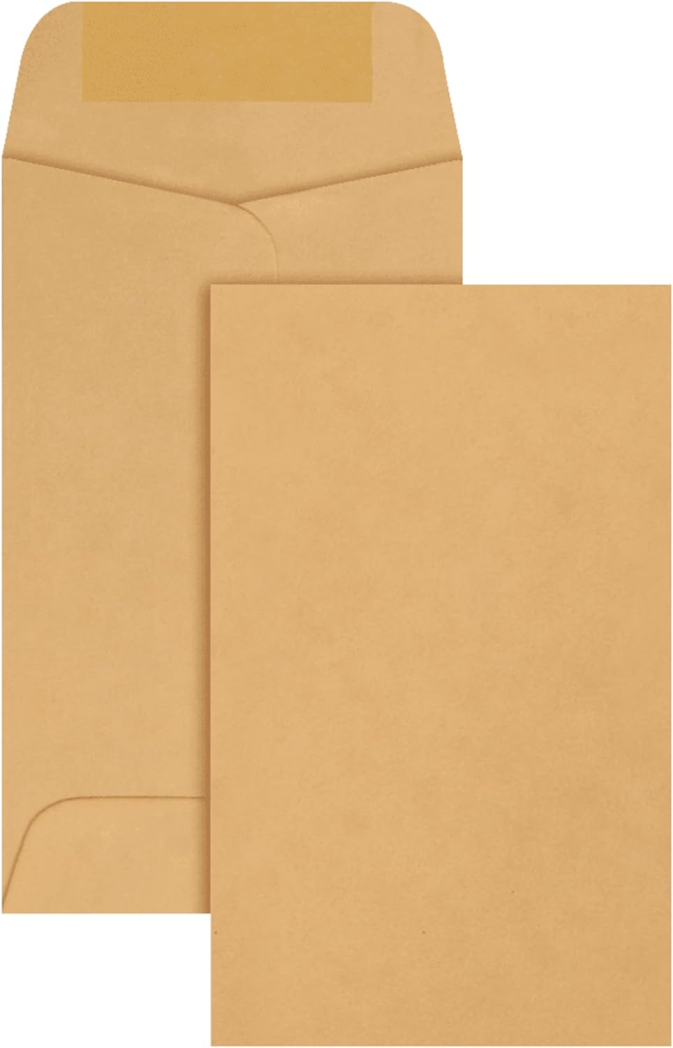 Quality Park #3 Coin and Small Parts Envelopes Gummed, Brown Kraft, 2.5X4.25, 500 per Box (50262)