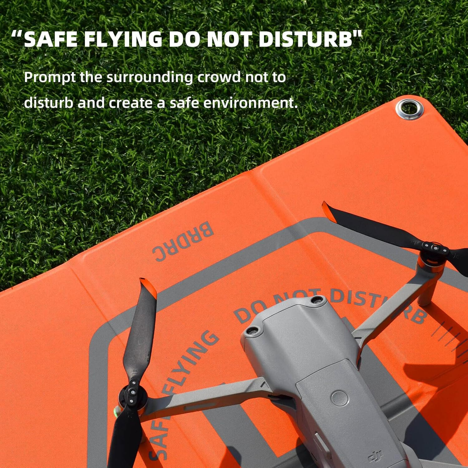 BRDRC 20" Drone Landing Pad - Universal Foldable Double-Sided Waterproof Helipad for DJI Mini 4 Pro/3/Air 3/2/Air 2S/Mavic 3/Spark/Holy Stone/Fimi X8SE/FPV Combo/Avata/Ruko/Autel image number 3