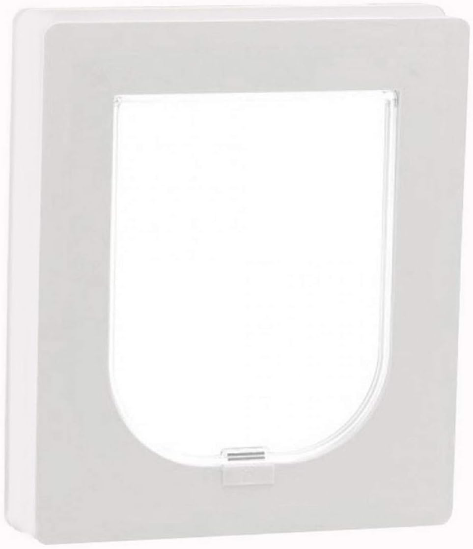 Petway Pet Doors Timber, White Medium