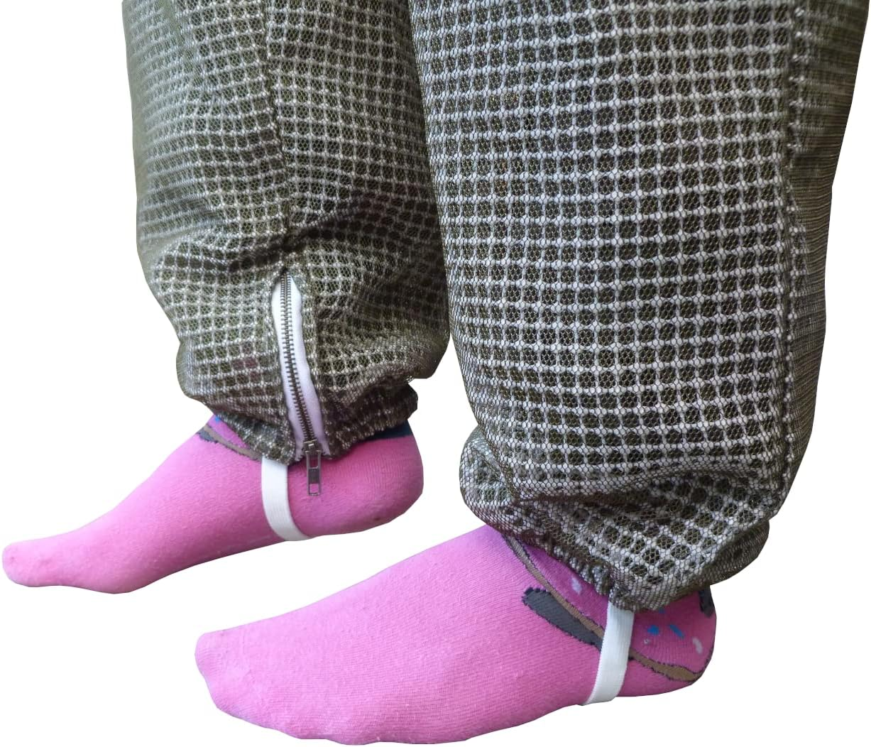 AGS round Hat Veil Three Layer Ultra Ventilated Green Beekeeping Suit Professional Bee Suit Beekeeper Beekeeping Suit (2XL) image number 3